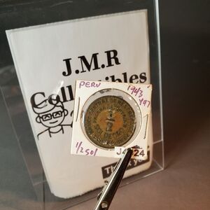 Circulated peru 1943 1/2 sole